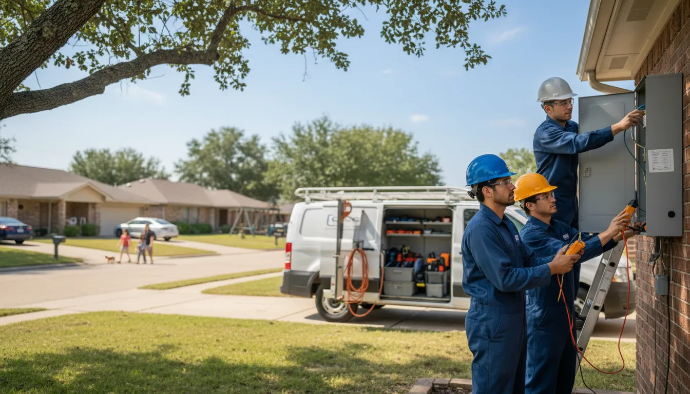Certified electrician providing emergency electrical services in Mason City, IL
